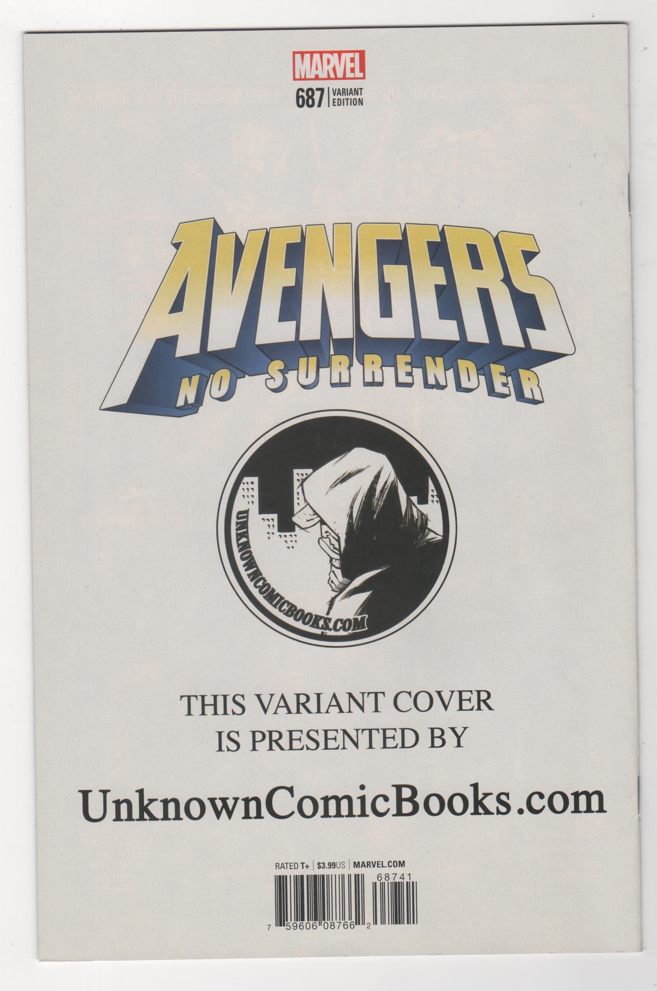 Avengers #687 Jamal Campbell VIrgin Homage Variant Marvel Comics 2018