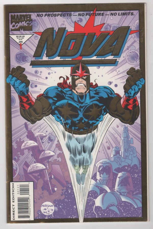 NOVA #1 Fabian Nacienza and Chris Marrinan Marvel Comics 1994