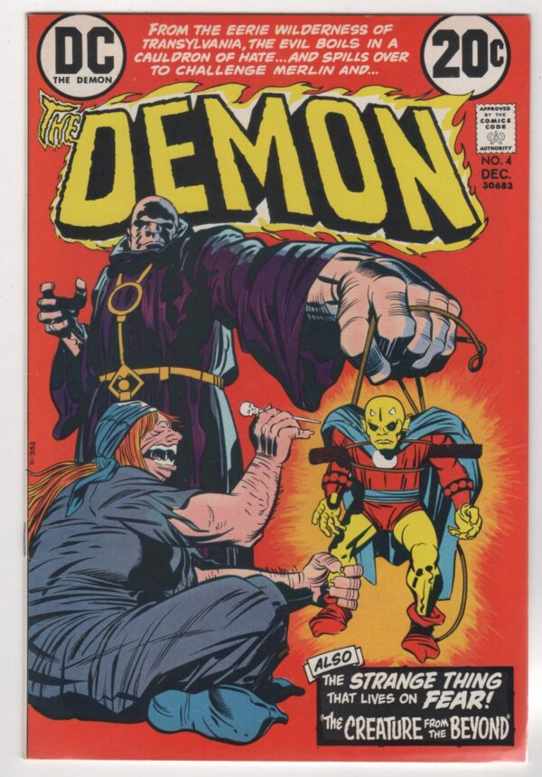 DEMON #4 1972 First Print DC Comics JACK KIRBY AND MIKE ROYER