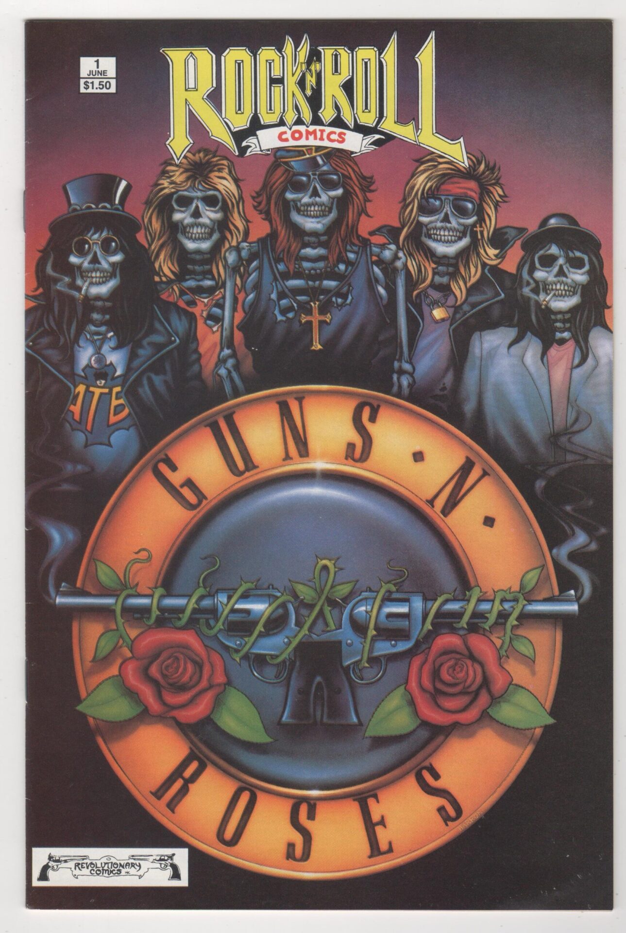 Rock & Roll Comics #1 Guns N Roses 1989 First Print