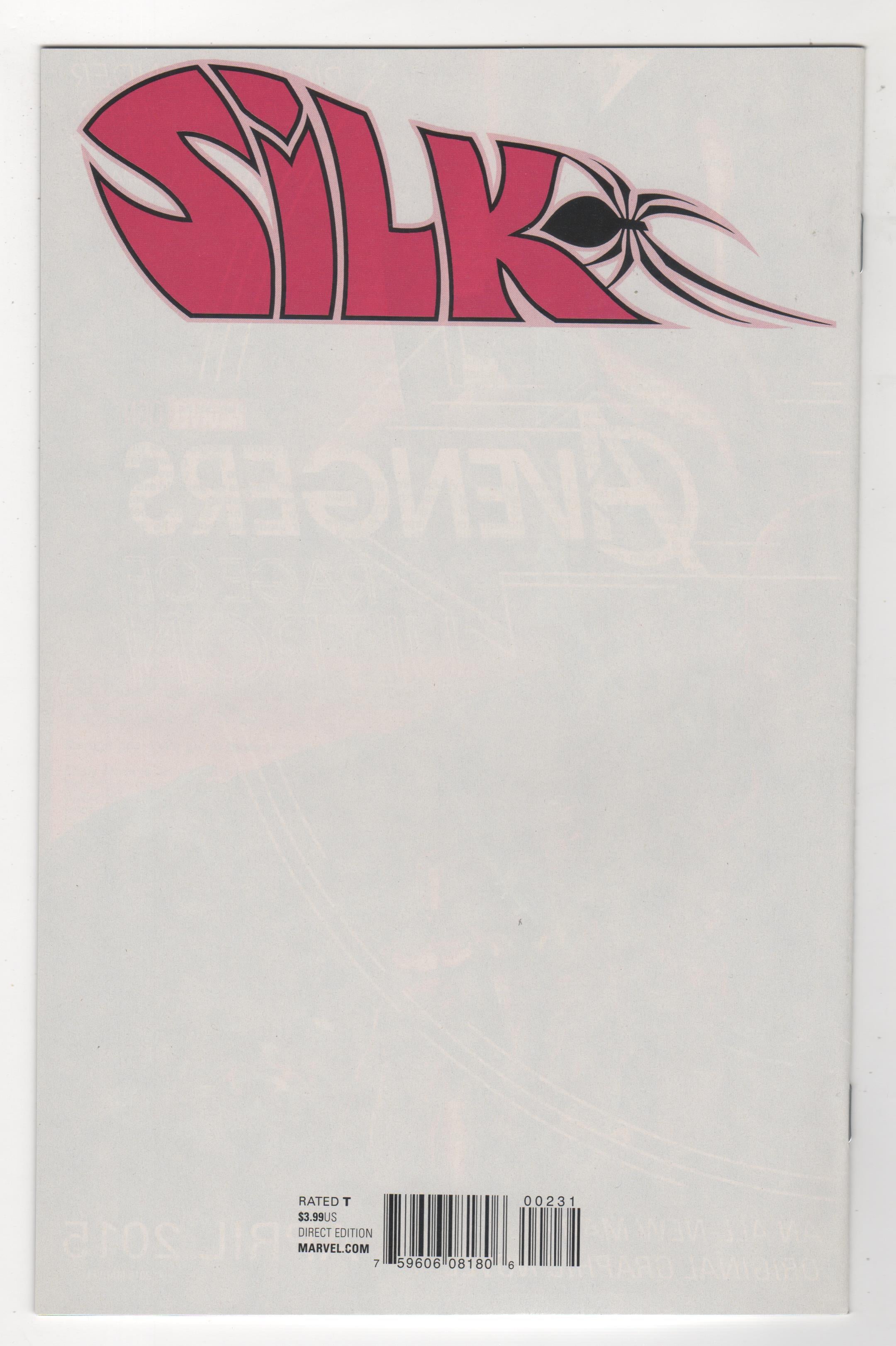 Silk #002 Phantom Variant Spider-Man #300 Marvel Comics 2015