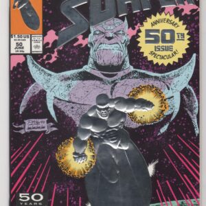 Silver Surfer #50 Foil Embossed 3-D Cover 1st Print Marvel Comics 1991