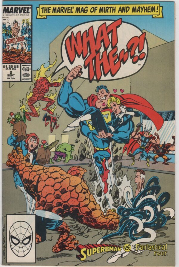 WHAT THE!? #2 Marvel Comics 1988