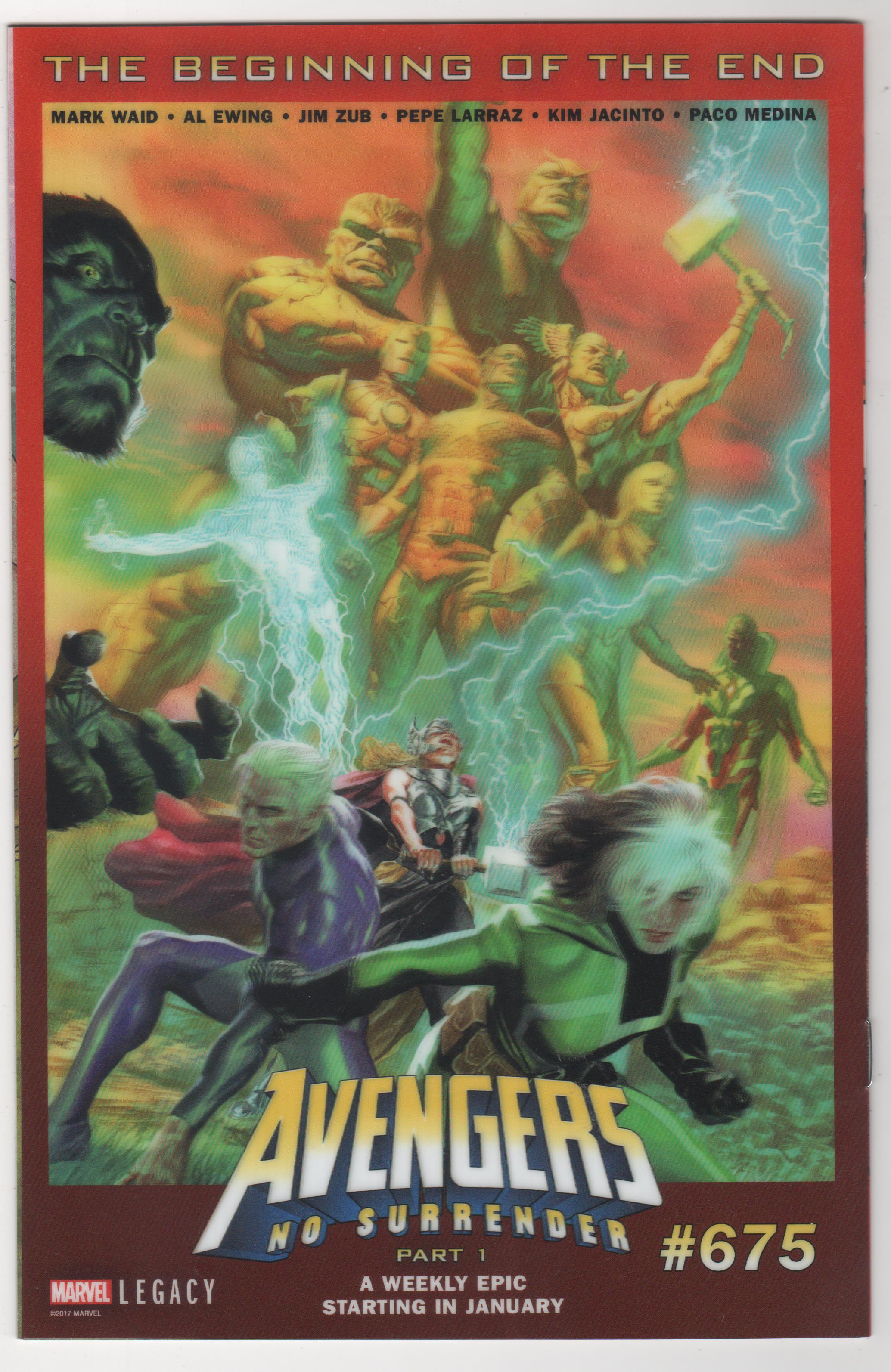 CABLE #150 Marvel Comics 2017 3-D Cover