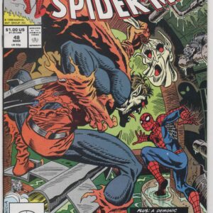 Web of Spider-Man #48 Origin Hobgoblin II Marvel Comics 9.2 or NM- 1988