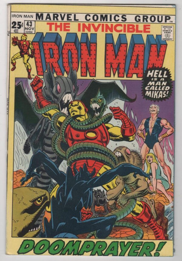 Iron Man #43 Marvel Comics 1971 Intro The Guardsman