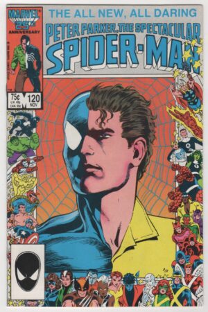 PETER PARKER SPECTACULAR SPIDER-MAN #120 Anniversary Issue 1986