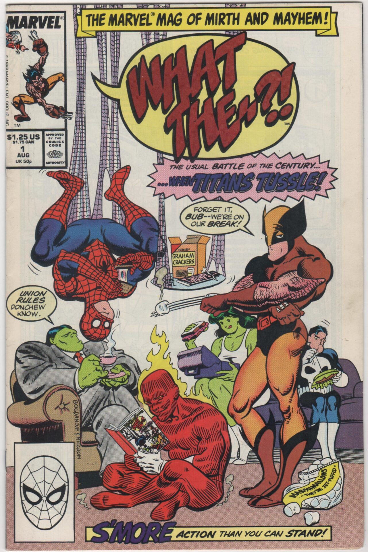 WHAT THE #1 1988 Marvel Comics Hilary Barta