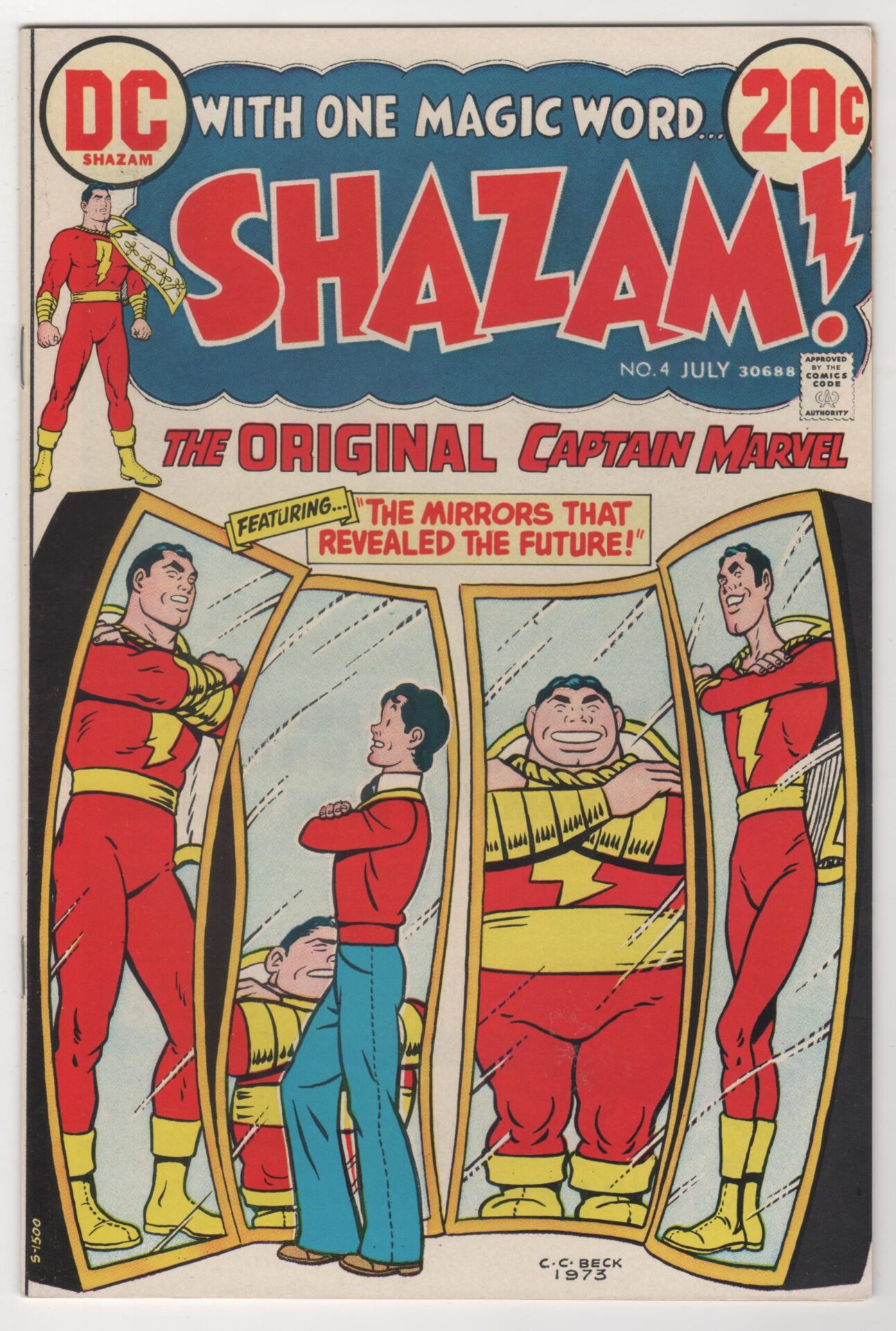 SHAZAM #4 1973 First Print DC Comics