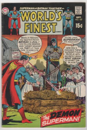 Worlds Finest #187 1969 First Print DC Comics