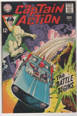 Captain Action #2 1968/69 First Print DC Comics