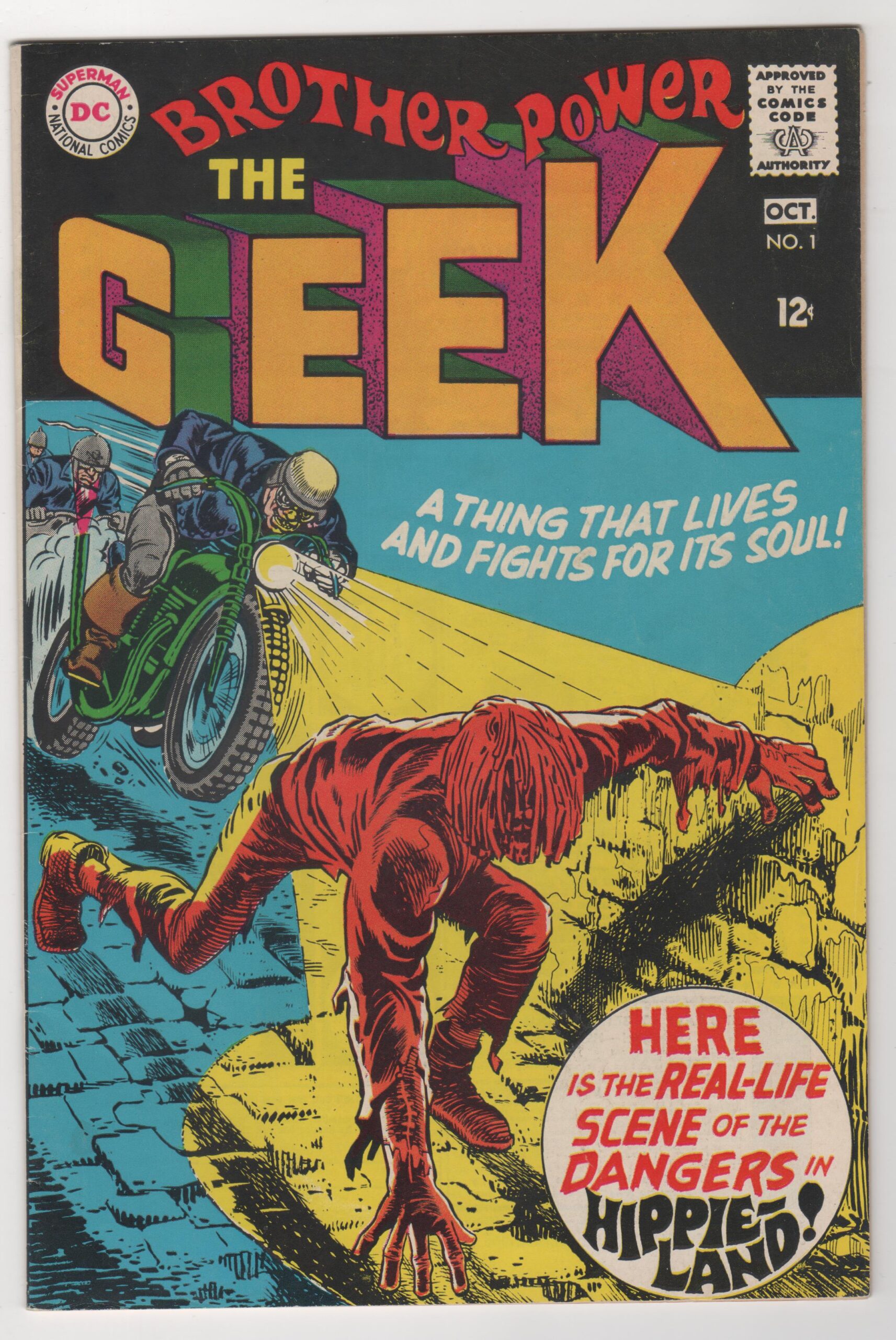 Brother Power The Geek #1 1968 First Print DC Comics Joe Simon