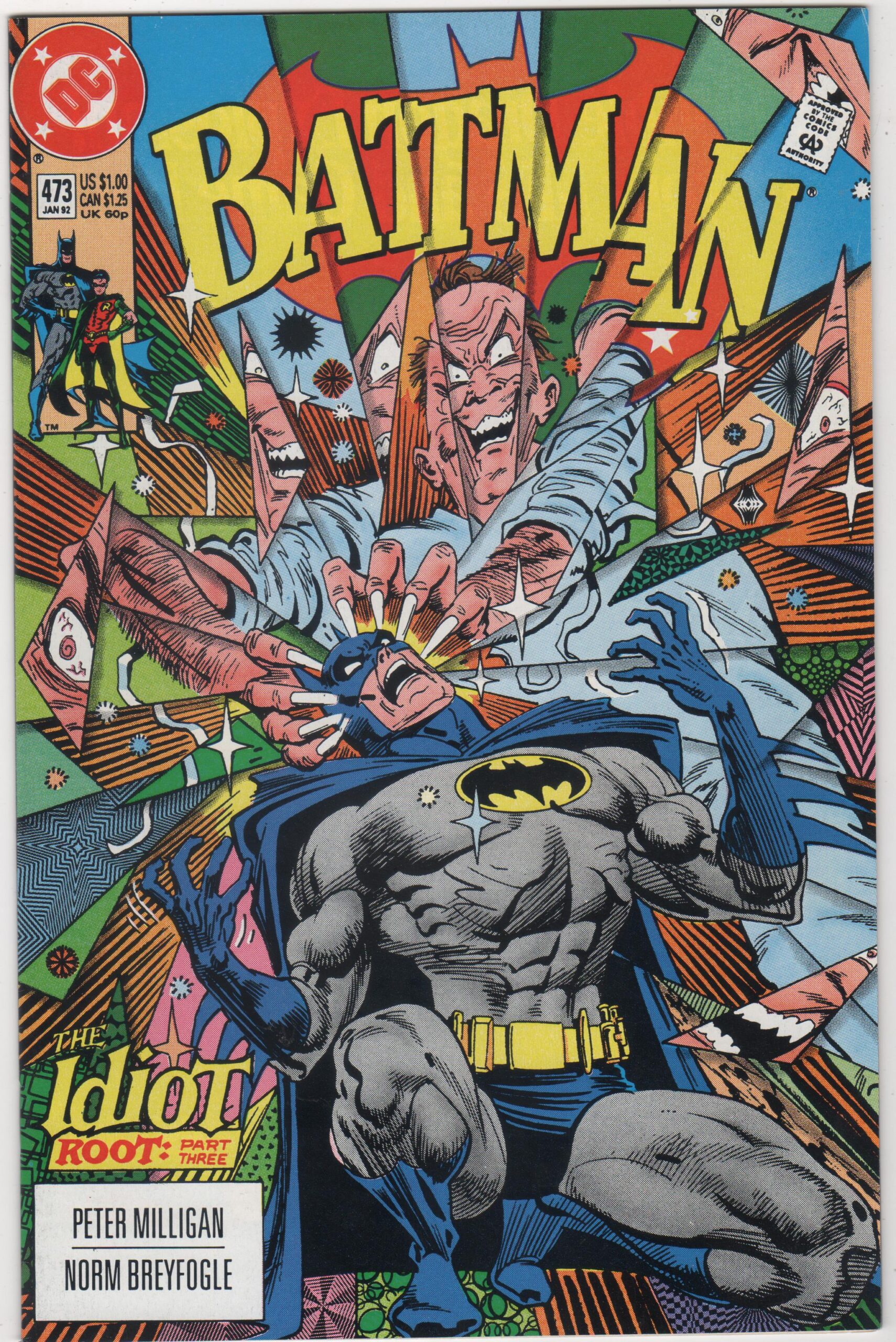 BATMAN #473 1992 First Print DC Comics