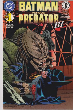 BATMAN vs PREDATOR III #1 1997 First Print DC Comics