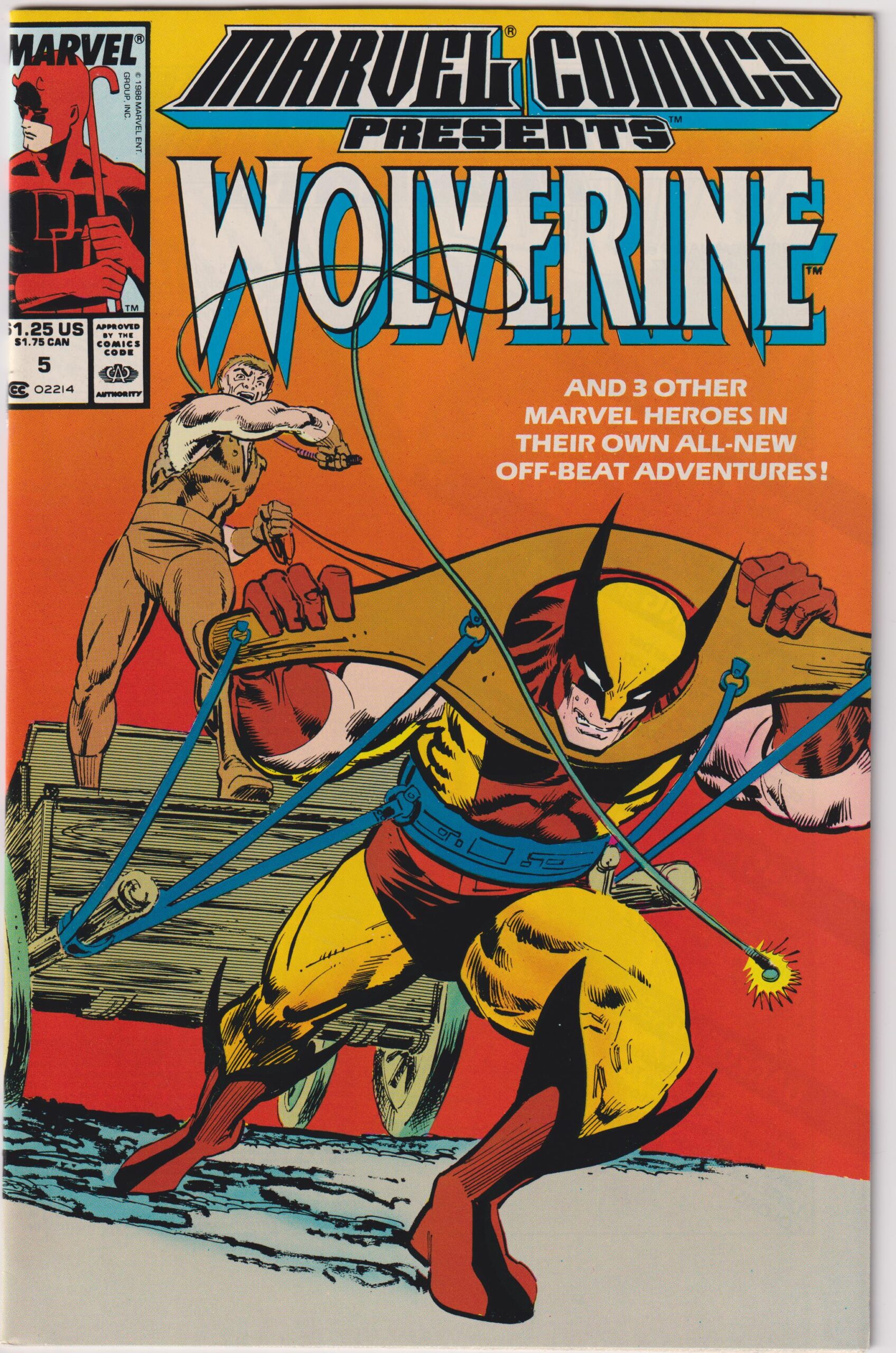 Marvel Comics Presents #5  Wolverine Marvel Comics 1988