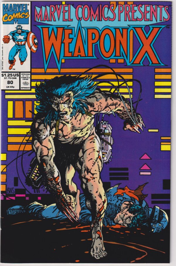 Marvel Comics Presents #80 Wolverine / Weapon X Marvel Comics 1991
