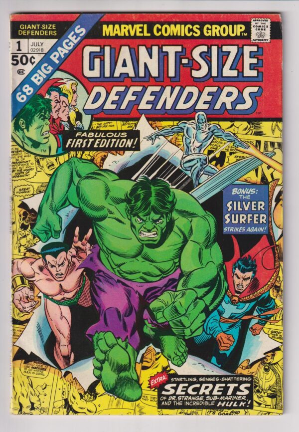 Giant Size Defenders #1 - Silver Age - Marvel Comics - 1974